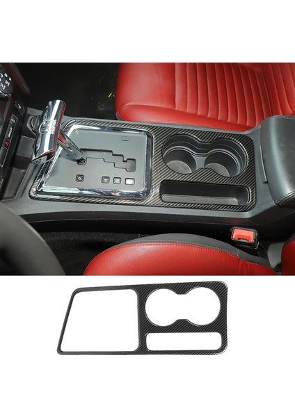 Merkezi Kontrol Vites Su Bardağı Tutucu Kapak Trim Dodge Challenger 2009-2014 Için Abs Aksesuarları (Karbon Fiber) (Yurt Dışından) fırsatları
