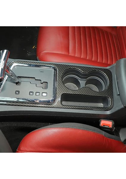 Merkezi Kontrol Vites Su Bardağı Tutucu Kapak Trim Dodge Challenger 2009-2014 Için Abs Aksesuarları (Karbon Fiber) (Yurt Dışından) indirimleri