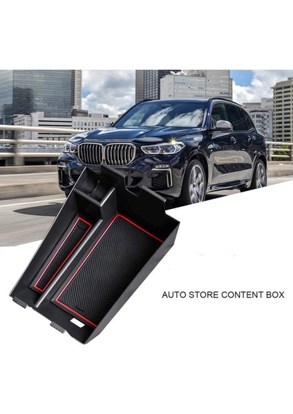 Araba Kol Dayama Kutusu Saklama Kutusu Kasa Tepsi Bmw 2019 2020 2021 X5 G05 X6 G06 X7 G07 Otomatik Kol Dayanağı Konteyner Organizatör (Yurt Dışından)