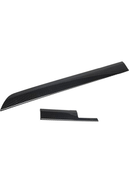 Araba Karbon Fiber Dashboard Merkezi Kontrol Paneli Dekoratif Kapak Trim Için Mitsubishi Pajero 2008-2020 (Yurt Dışından)