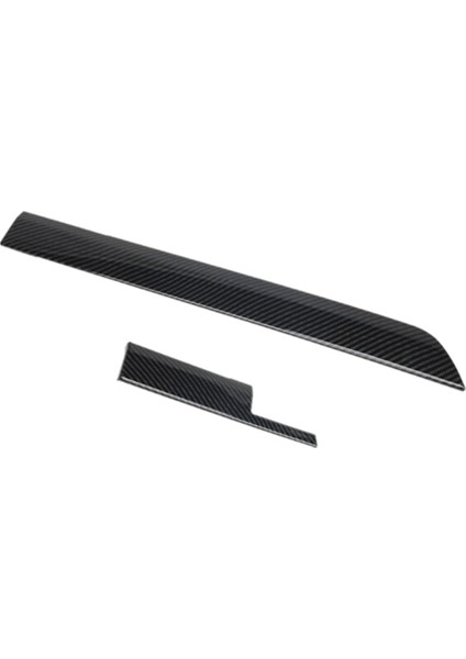 Araba Karbon Fiber Dashboard Merkezi Kontrol Paneli Dekoratif Kapak Trim Için Mitsubishi Pajero 2008-2020 (Yurt Dışından)