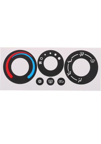 Chevrolet Equinox Pontiac Torrent 2005-2006 Için Araba A/c Klima Iklim Kontrol Düğmesi Tamir Etiket Çıkartması (Yurt Dışından) indirimleri