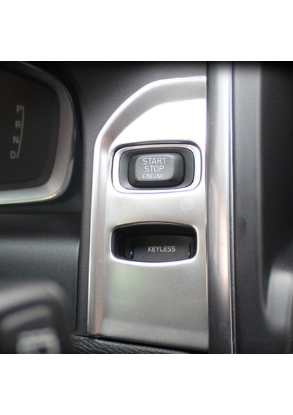 Araba Styling Krom Ateşleme Cihazı Anahtar Delikli Delik Çerçeve Anahtar Deliği Dekoratif Kapak Volvo XC60 2012-2017 Iç Aksesuarlar (Yurt Dışından) fiyatları