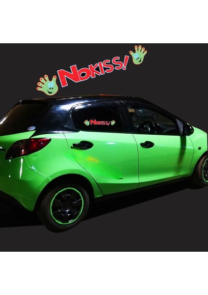 Nokiss Glow Panel Işık Yayan Pencere Araba Yarışı Etiket Ön Cam Dekoratif LED Işık Aksesuarları (Yurt Dışından) fiyatları
