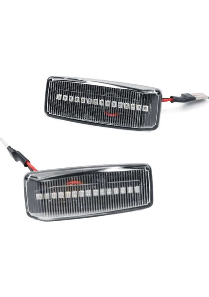 Araba Dinamik Yan Işaretleyici Işık Dönüş Sinyali Göstergesi Mercedes Benz Ces Sl Sınıfı W201 190 W202 W124 W140 R129 (Yurt Dışından) modelleri