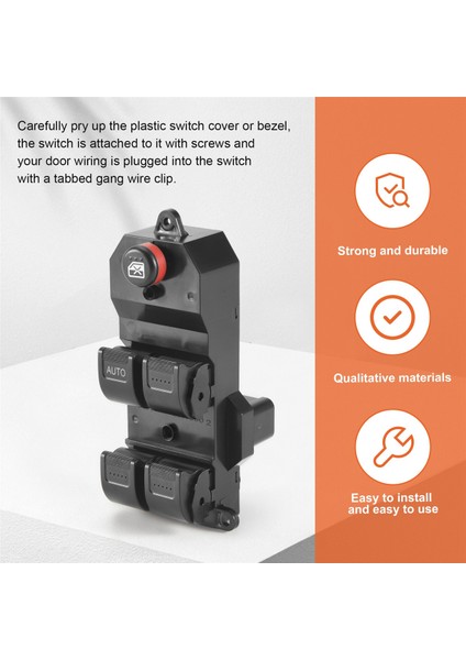 Yenı 2001 2002 2003 2004 2005 Honda Civic Için Elektrikli Cam Ana Anahtarı (Yurt Dışından) indirimleri