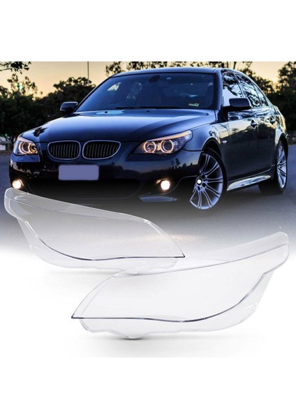 Araba Sol Far Lens Kapağı Bmw 5 Serisi E60/E61 03 -10 Için Ön Far Lambası (Yurt Dışından) indirimleri