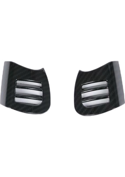 Araba Hava Çıkış Havalandırma Kapağı Trim Etiket Mini Cooper F55 F56 F57 Hatchback Aksesuarları Abs Karbon Fiber (Yurt Dışından)