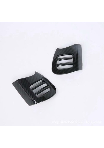 Araba Hava Çıkış Havalandırma Kapağı Trim Etiket Mini Cooper F55 F56 F57 Hatchback Aksesuarları Abs Karbon Fiber (Yurt Dışından)
