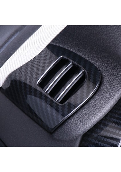 Araba Hava Çıkış Havalandırma Kapağı Trim Etiket Mini Cooper F55 F56 F57 Hatchback Aksesuarları Abs Karbon Fiber (Yurt Dışından)