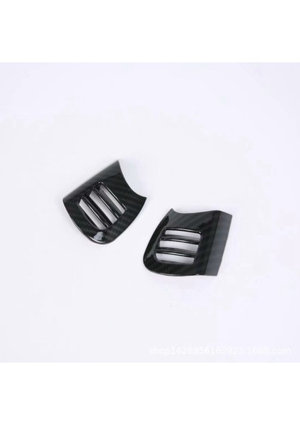 Araba Hava Çıkış Havalandırma Kapağı Trim Etiket Mini Cooper F55 F56 F57 Hatchback Aksesuarları Abs Karbon Fiber (Yurt Dışından)