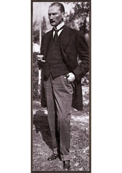 Statik Tutunma Özellikli Tablo - Poster Atatürk (Model- 8) 70 cm x 200 cm 10