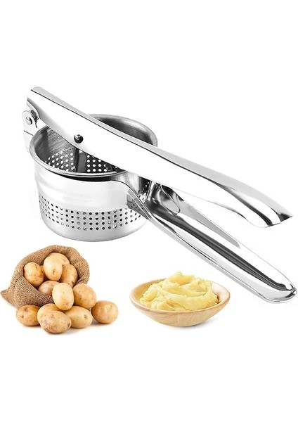 Ağır Hizmet Tipi Paslanmaz Çelik El Presli Patates Ezici Narenciye Sıkacağı Limon Sıkacağı (Yurt Dışından)