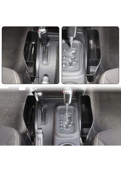 Merkezi Konsol Organizatör 2011-2018 Jeep Wrangler Jk Jku Vites Saklama Kutusu Konsol Yan Organizatör Aksesuarları (Yurt Dışından)