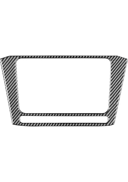 Karbon Fiber Araba Merkezi Kontrol Navigasyon Paneli Trim Etiket Volkswagen Passat B8 2016 2017 2018 Aksesuarları (Yurt Dışından)