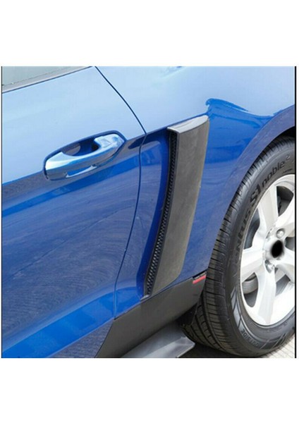 Araba Arka Yan Çamurluk Kapı Kepçe Çerçeve Kapak Ford Mustang GT350 Stil 2015-2018 Çamurluk Kepçe Kapak (Yurt Dışından)