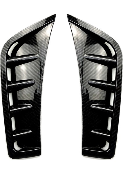 Araba Karbon Fiber Abs Ön Tampon Spoiler Yan Kanat Dekoratif Kapak Mercedes Benz Glc Sınıfı GLC260 GLC300 2020 (Yurt Dışından)