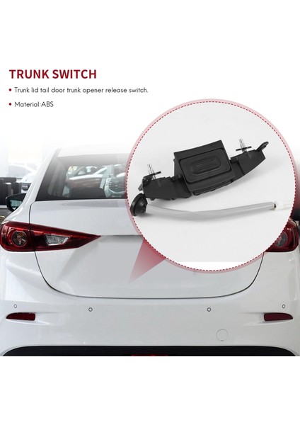 Nissan Micra Bagaj Kapağı Bagaj Kapağı Bagaj Açıcı Serbest Bırakma Anahtarı 25380-AX60B Için (Yurt Dışından) modelleri