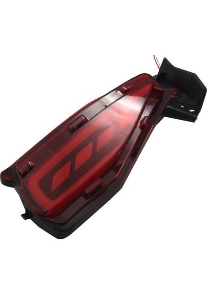 Çift LED Arka Tampon Reflektör Fren Kuyruk Işık Lambası Toyota Fortuner Için 2015-2017 Uyar (Yurt Dışından)