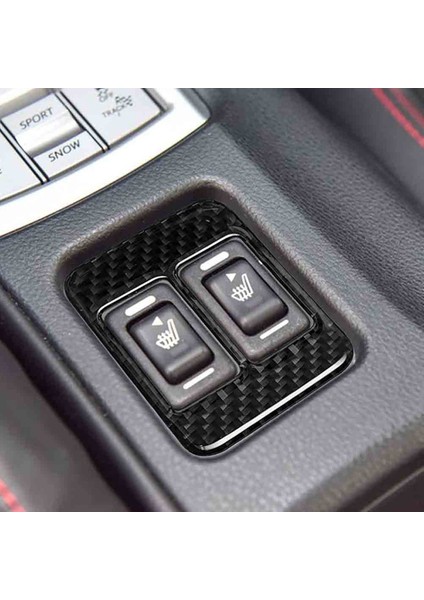 Karbon Fiber Koltuk Isıtma Düğmesi Anahtarı Kapağı Trim Etiket Iç Subaru Brz Toyota 86 2016-2020 Aksesuarları (Yurt Dışından) fiyatları