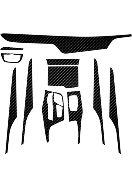 Araba Iç Trim Koruyucu Film Dekorasyon 5d Karbon Fiber Vinil Yapışkan-Bmw 5 Serisi G30 G31 2018-2022 Lhd (Yurt Dışından)