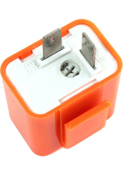 2 Pin Motosiklet Hız Ayarlanabilir LED Dönüş Sinyali Göstergesi Flaşör Röle 12V (Yurt Dışından)
