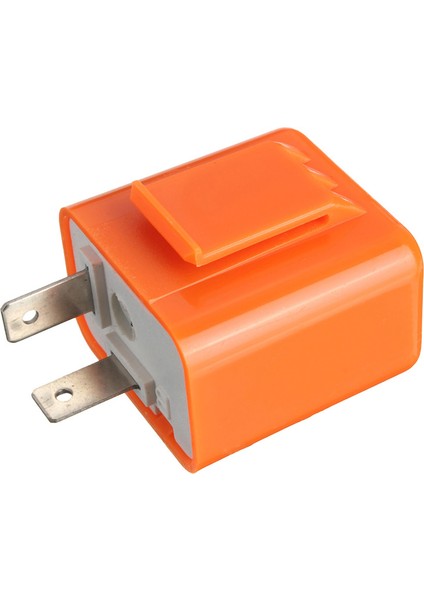 2 Pin Motosiklet Hız Ayarlanabilir LED Dönüş Sinyali Göstergesi Flaşör Röle 12V (Yurt Dışından)