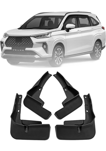 Toyota Veloz 2021-2022 Için Araba Çamurluklar Çamurluk Çamurluk Çamur Flap Guard Sıçrama Çamurluklar Araba Aksesuarları (Yurt Dışından)