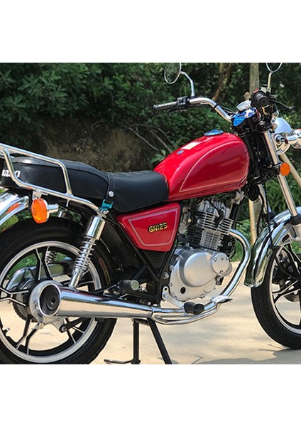 Kırmızı Motosiklet Pil Yan Kapak Çerçeve Yan Kapakları Panelleri Suzuki GN125 Gn 125 (Yurt Dışından) modelleri