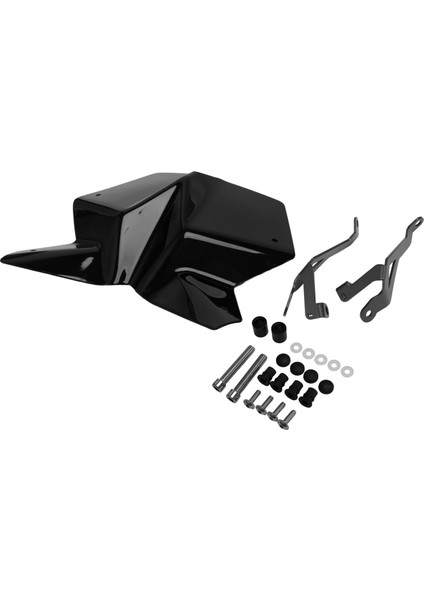 Motosiklet Ön Cam Cam Ekran Kalkanı Rüzgar Deflektörü Süper Duke 1290 Superduke R 2020 2021 2022 (Siyah) (Yurt Dışından)