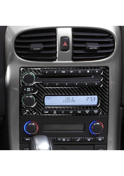 Karbon Fiber Merkezi Hava Çıkış Kapağı Trim Etiket Çıkartması Chevrolet Corvette C6 2005 2006 2007 Iç Aksesuarlar (Yurt Dışından) fırsatları