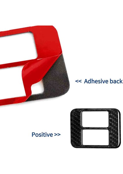 Karbon Fiber Koltuk Isıtma Düğmesi Anahtarı Kapağı Trim Etiket Iç Subaru Brz Toyota 86 2016-2020 Aksesuarları (Yurt Dışından) modelleri