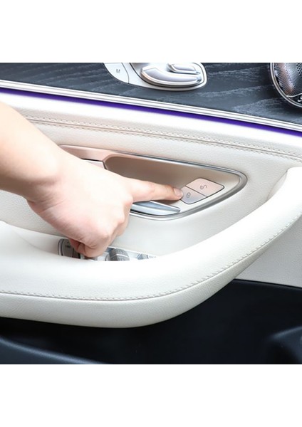 Benz Için Araba Kapı Anahtarı Kilit Açma Düğmeleri Payetler Dekorasyon Kapak Trimi (Yalnızca Soldan Direksiyonlu Yardımcı Pilot Koltuğu Için) (Yurt Dışından) indirimleri