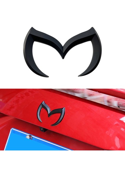 Kırmızı Evil M Logo Amblem Rozet Çıkartması Mazda Tüm Model Araba Gövde Arka Bagaj Çıkartma Tabela Dekor Aksesuarları (Yurt Dışından)