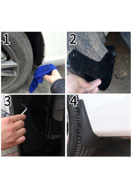 Çamur Flaps Mercedes-Benz Vıto V-Class W447 2016-21 Çamurluk Splash Guard Çamurluk Kapağı Araba Tamir Dış Aksesuarlar (Yurt Dışından)