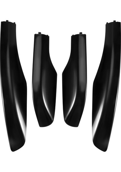 4 Adet Siyah Abs Araba Çatı Bagaj Rafı Ray Uç Kapağı Kabuk Koruyucu Toyota Fortuner 2004-2014 Için Fit (Yurt Dışından)