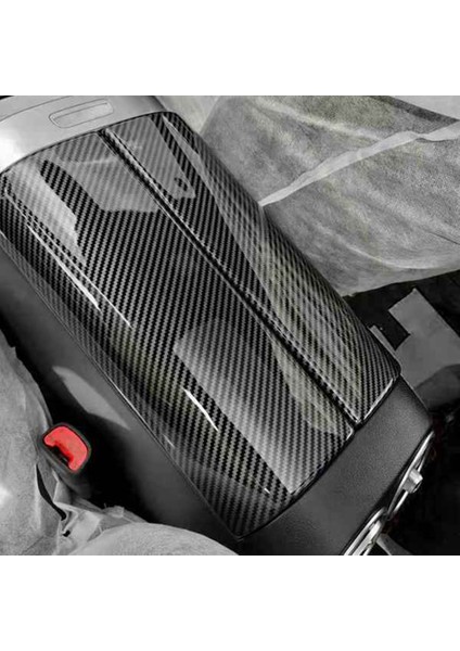 Karbon Fiber Merkezi Konsol Kol Dayama Kutusu Paneli Kapak Trim Dekorasyon Çıkartmaları Benz C Sınıfı Için W206 2021 2022 (Yurt Dışından)
