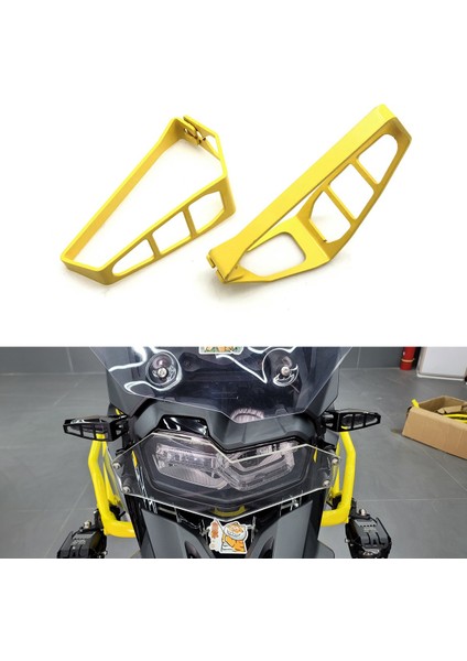 Motosiklet Ön ve Arka Dönüş Sinyali Koruma Kapağı -Bmw R1250GS R1250 Gs Adv R1250R/ADVENTURE F900XR 19-22 Altın (Yurt Dışından)