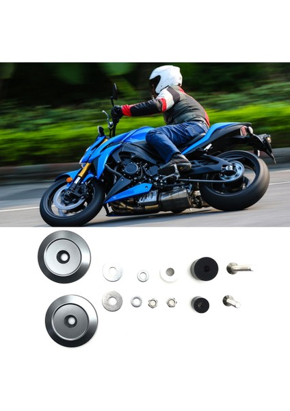 Çerçeve Deliği Kapağı Kapağı Suzukı GSX-S1000 2016-2020 GSX-S1000GT 2022 Katana 2019-2022 Motosiklet Fiş Kapağı Gri (Yurt Dışından)