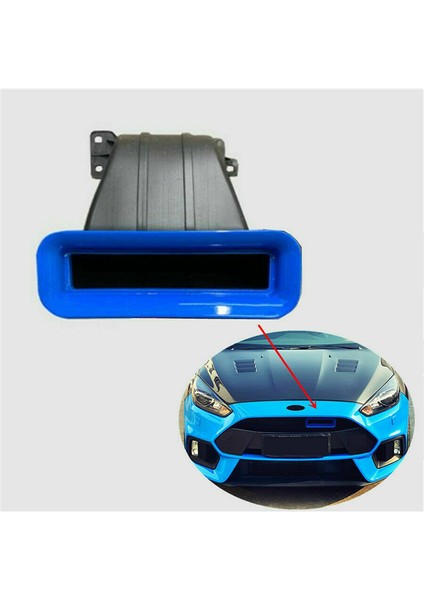 Ford Focus Için Hava Girişi Tuyere Emme Rs St Hatchback 4d Sedan 5d Mk3 Mk3.5 Araba Modifikasyonu 2012-2018 Mavi (Yurt Dışından)