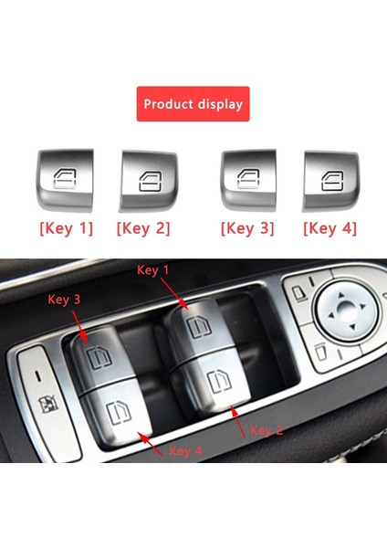 Araba Iç Pencere Camı Kaldırıcı Düğme Anahtarı Mercedes Benz C Sınıfı Için W205 C180 C200 C260 C300 C63 W204 4 (Yurt Dışından) fiyatları