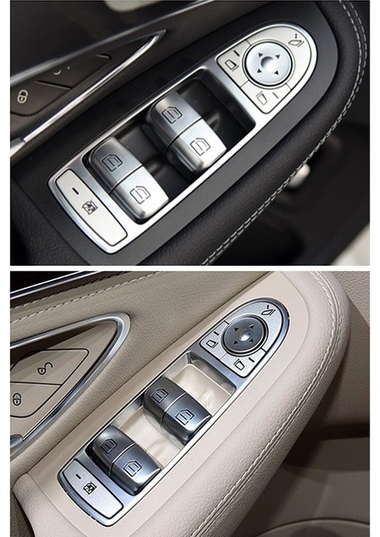 Araba Iç Pencere Camı Kaldırıcı Düğme Anahtarı Mercedes Benz C Sınıfı Için W205 C180 C200 C260 C300 C63 W204 4 (Yurt Dışından) indirimleri