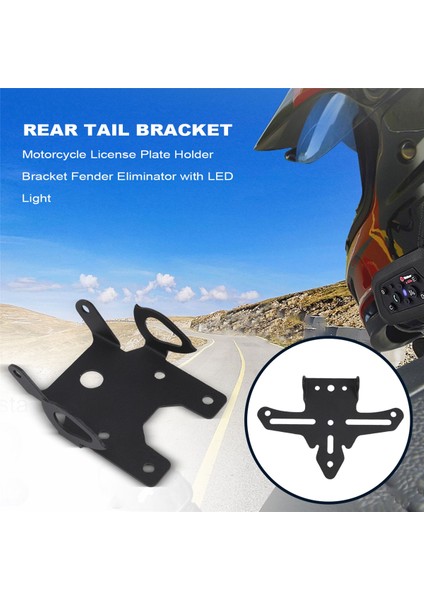 Motosiklet Plaka Tutucu Braketi Çamurluk Giderici LED Işık ile Yamaha XSR155 Xsr 155 2019 2020 2021 (Yurt Dışından) indirimleri