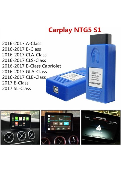 Apple Carplay NTG5S1/NTG5ES2 ve Mercedes/benz Ntg5 S1 NTG5ES2 Için Android Auto NTG5S1 Aktivasyon Aracı Için (Yurt Dışından)