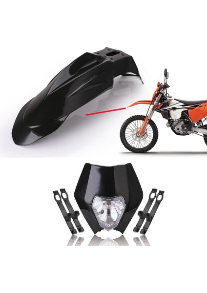 Honda Yamaha Suzuki Ktm Motosiklet LED Lamba Far Fairing Ön Çamurluk Çamurluk Aksesuarları Evrensel (Yurt Dışından) modelleri