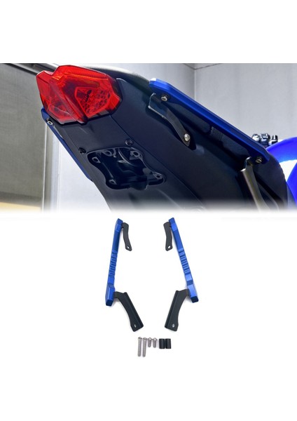 Motosiklet Yolcu Arka Kulp Koltuk El Kolu Banyo Tutamağı Ray Yamaha Mt-09 MT09 V3 2021-2023 Kırmızı (Yurt Dışından) modelleri