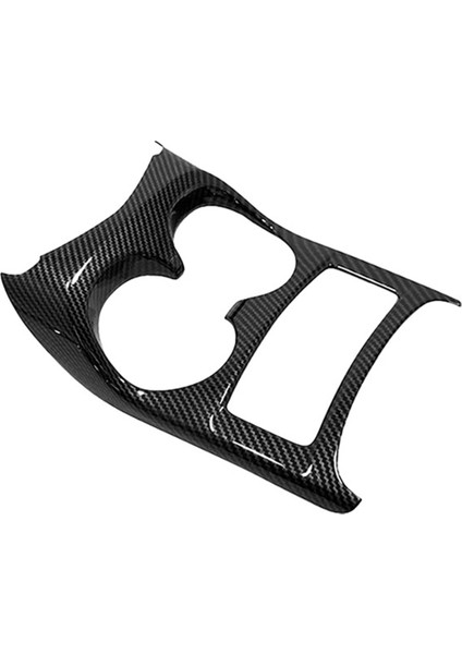 Nissan Qashqai J11 2014-2020 Için Araç Karbon Fiber Ön Koltuk Merkezi Kontrol Su Şişesi Bardak Tutucu Kapak Trim (Yurt Dışından)