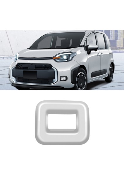 Toyota Sienta 2022 2023 Için Araba Koltuğu Arka USB Donanım Şarj Portu Koruyucu Kapak Çerçeve Paneli Trim Mat Gümüş Rhd (Yurt Dışından)