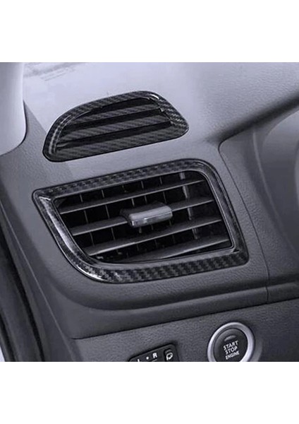 Mitsubishi Pajero Sport 2020 Için 1 Adet Karbon Fiber Abs Araba Klima Havalandırma Çıkışı Kapak Trim Araba Styling (Yurt Dışından)