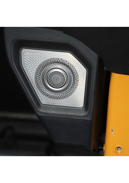 Araba Arka Bagaj Hoparlör Dekorasyon Kapak Trim Çıkartmalar Ford Bronco 2021-2023 Için Iç Aksesuarlar, Paslanmaz Çelik (Yurt Dışından) indirimleri